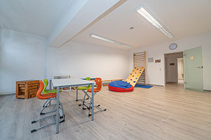 Ergohaus Fotogalerie Räume Haus 2, Kinderbehandlungsraum